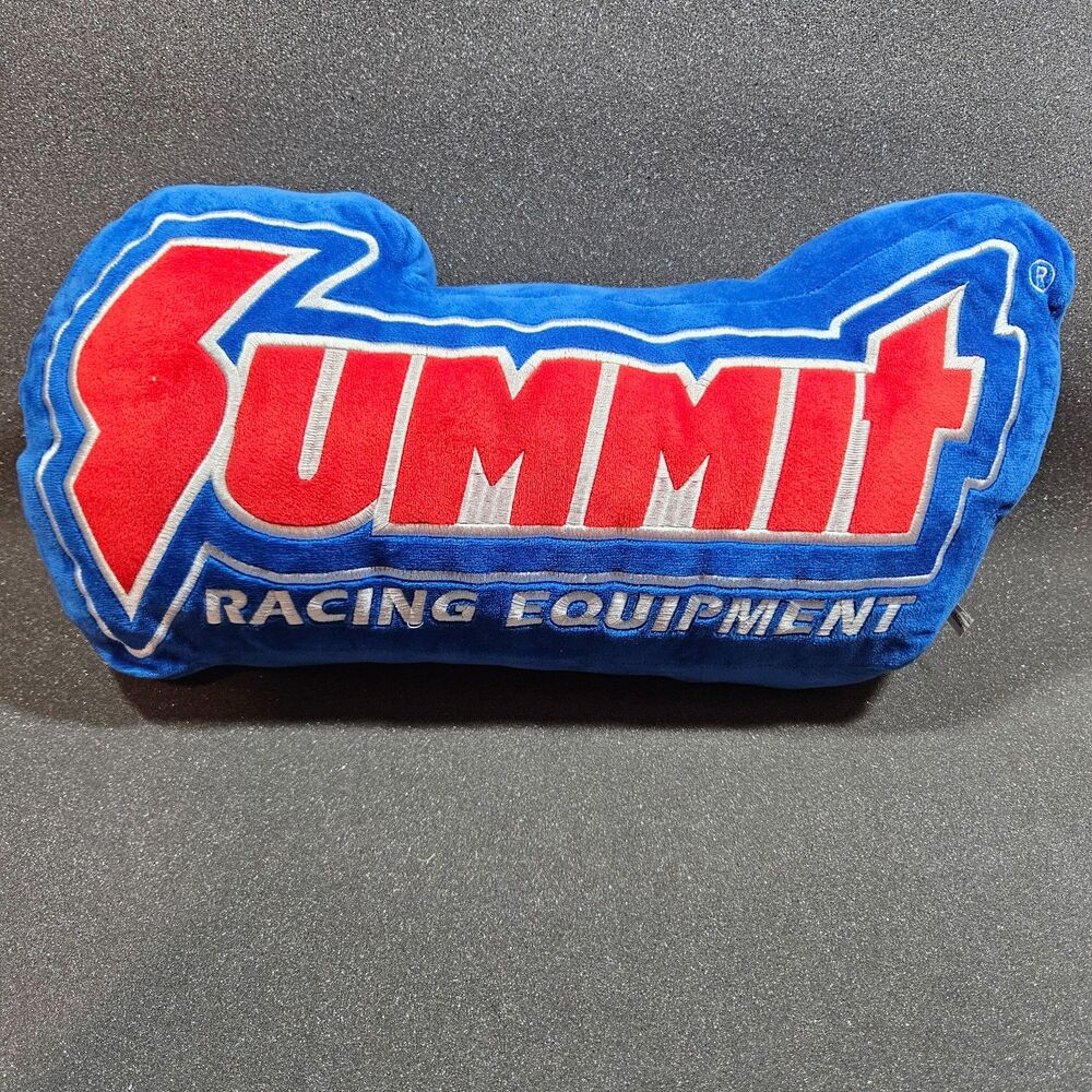 Summit Racking Equipment Logo Plush Pillow Garage Decor SNV11 RARE Discontinued